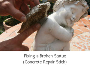 Epoxy Putty Repair Stick Concrete - Fixing a Broken Statue